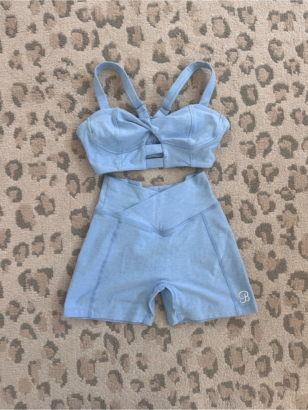 Bombshell Sportswear Set – Tiny Waist Shorts + Core Set Bra